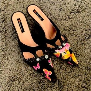 M by Morenatom wedge mules